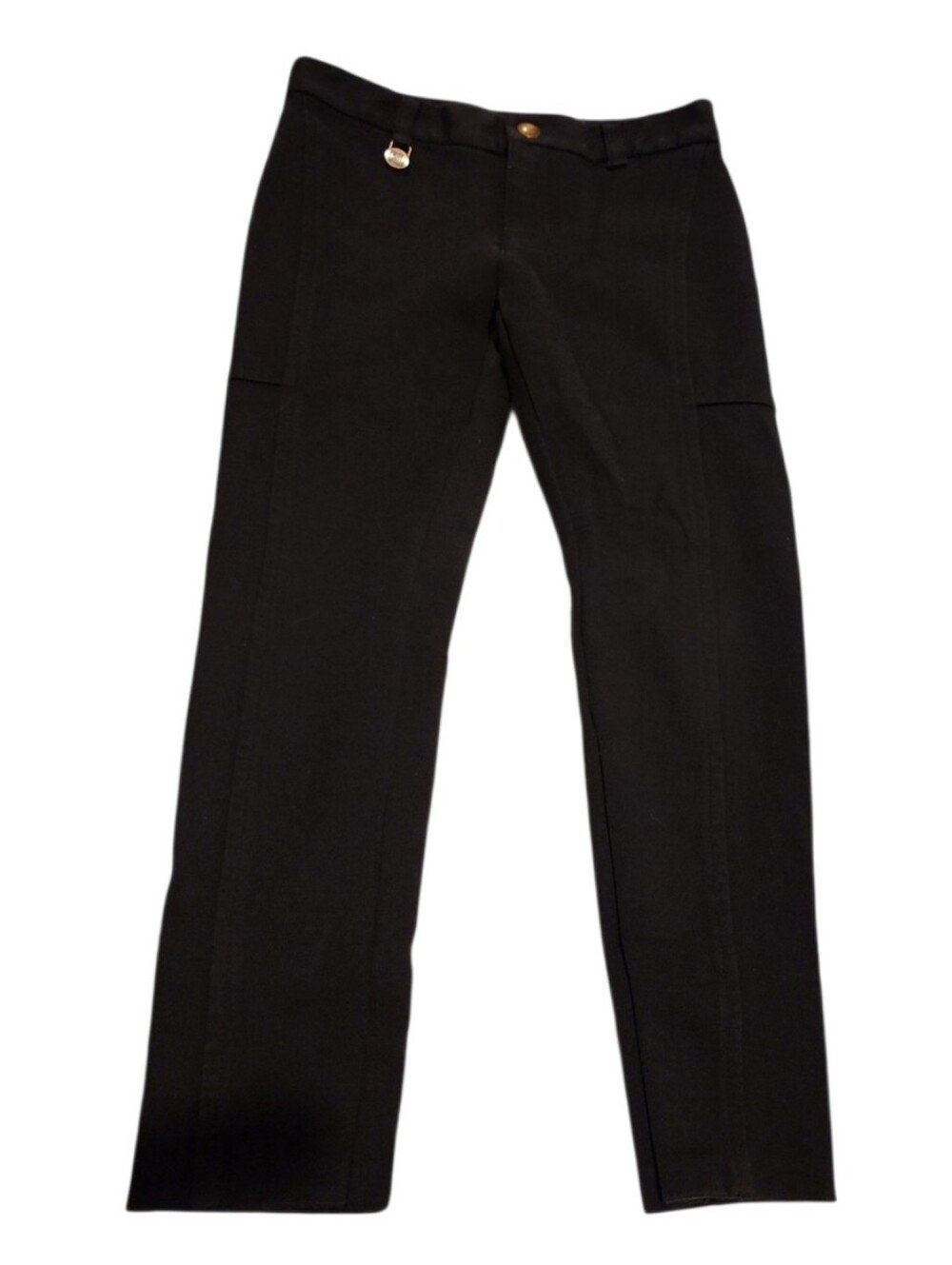 Polo Ralph Lauren Girls Sz 5 Black Pants Straight Leg Utility Riding Equestrian